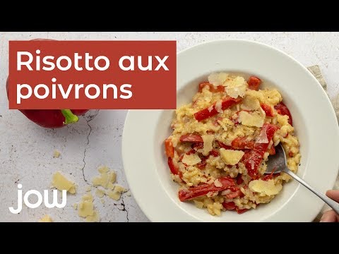 Vidéo: Risotto Aux Lardons Et Poivrons