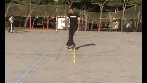 Korean Spin Toe-Toe  - Slalom Tricks