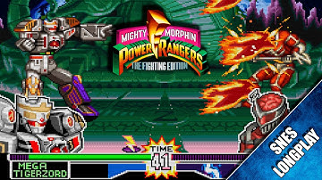 Mighty Morphin Power Rangers: The Fighting Edition 【Longplay】