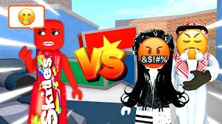 BEATING MM2 TEAMERS AS SKITTLES...(Murder Mystery 2)