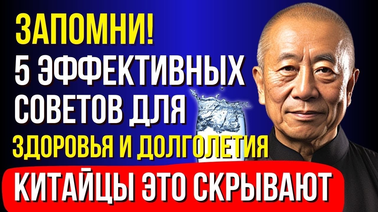 Старый Китаец Рассказал Этот Секрет Просто начинай свой день с... Китайский мастер Му