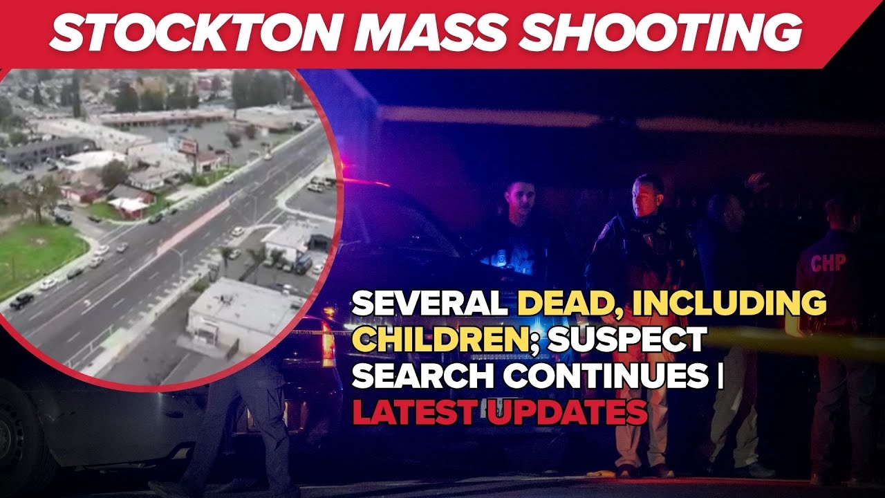 Mass shooting suspect still on the run; four dead, including children, with 11 others hurt