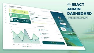 📊 Create Clean Productivity Dashboard Using ReactJS | Project Download Links.