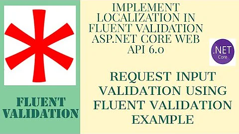 Fluent Validation Localization | Custom Localized (Language Based) Validation Error Message