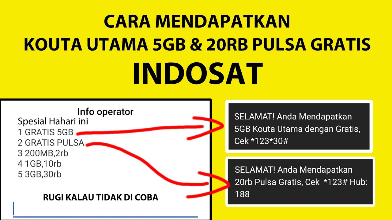 Cara Mendapatkan Kuota Gratis 1Gb Indosat Tanpa Aplikasi - 12 Kode Rahasia Indosat Gratis Kuota ...