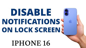 How to DISABLE NOTIFICATION CENTER on LOCK SCREEN on the iPHONE 16!