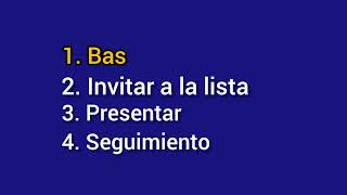 Paso 6 DEL METODO - CICLO DE CRECIMIENTO (Lista, invitación, presentación y seguimiento) DXN