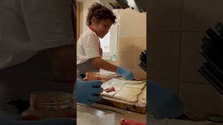 Making Pizza Pockets with My Little Chef