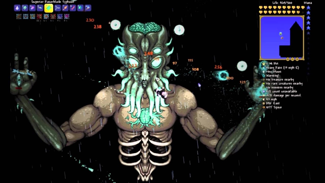 Terraria Moon Lord Solo Mage Guide (No commentary) YouTube