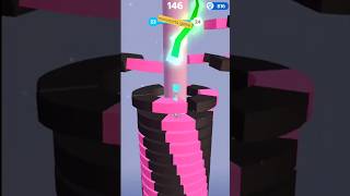 3D helix jump stack Crazy gameplay #viral #shorts #tiktok #gaming screenshot 4