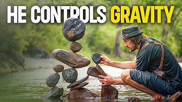 Amazing Man Who Reads Gravity - Mind Blowing Stone Balancer