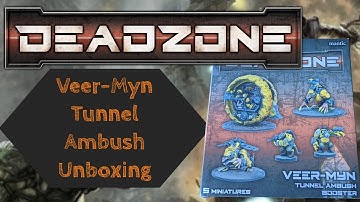 DEADZONE 3.0 Unboxing - Veer-Myn Tunnel Ambush set. Mantic Games.
