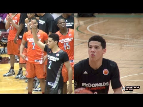 Devin Booker Back @ The 2014 McDAAG's! Youngest Player on the Squad!
