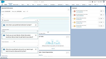 Inbound Call Screen Flow for Salesforce Leads example in use