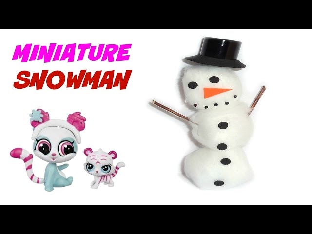 Mini Snowman - How to Build a REAL Tiny Snowman ❄⛄ 