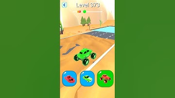 Shape-shifting Funny Race All Level Gameplay Walkthrough Master Level #373 BeamNG.drive #Shorts