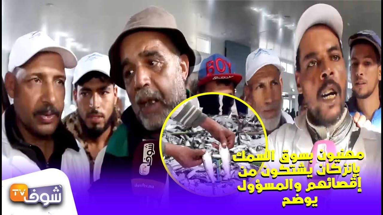 مهنيون بسوق السمك بإنزكان يشتكون من إقصائهم والمسؤول يوضح