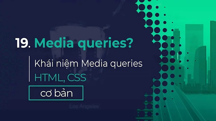 19. Media queries?