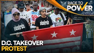 Washington DC Protests Trump's Federal Takeover of Capital's Law & Order | WION | Race To Power