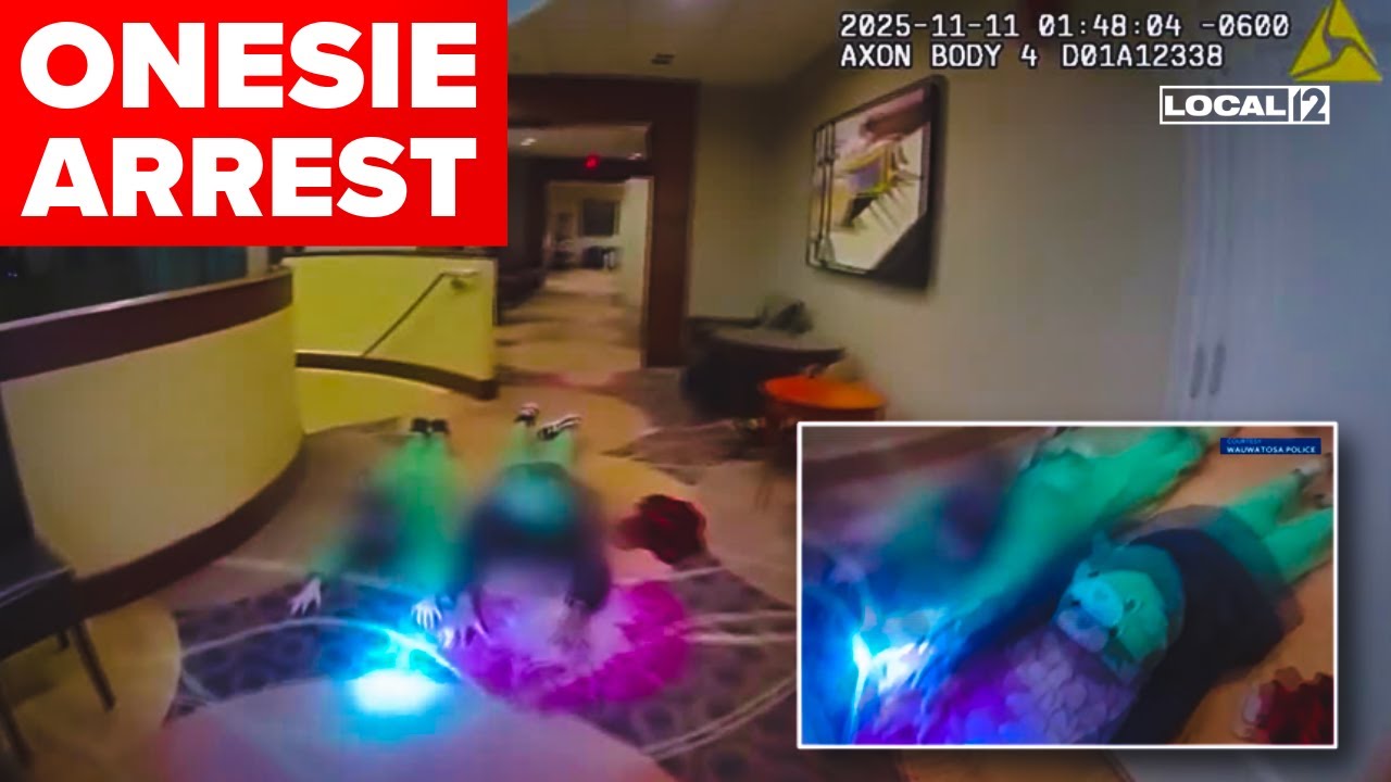 Duo in Care Bear onesies arrested for trespassing in Radisson hotel: video