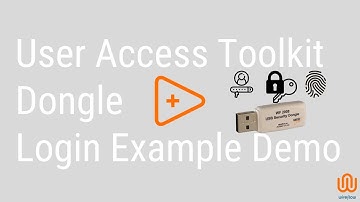 User Access Toolkit - Dongle Login LabVIEW Example Demo