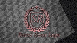 S R Brand Name Logo Design Tutorial || Pixellab Logo Design || Nirmalagraphicdesign@sudhirediting