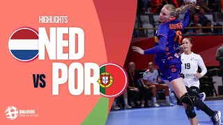 Netherlands vs Portugal | HIGHLIGHTS | Round 1 | Women's EHF EURO 2024 Qualifiers