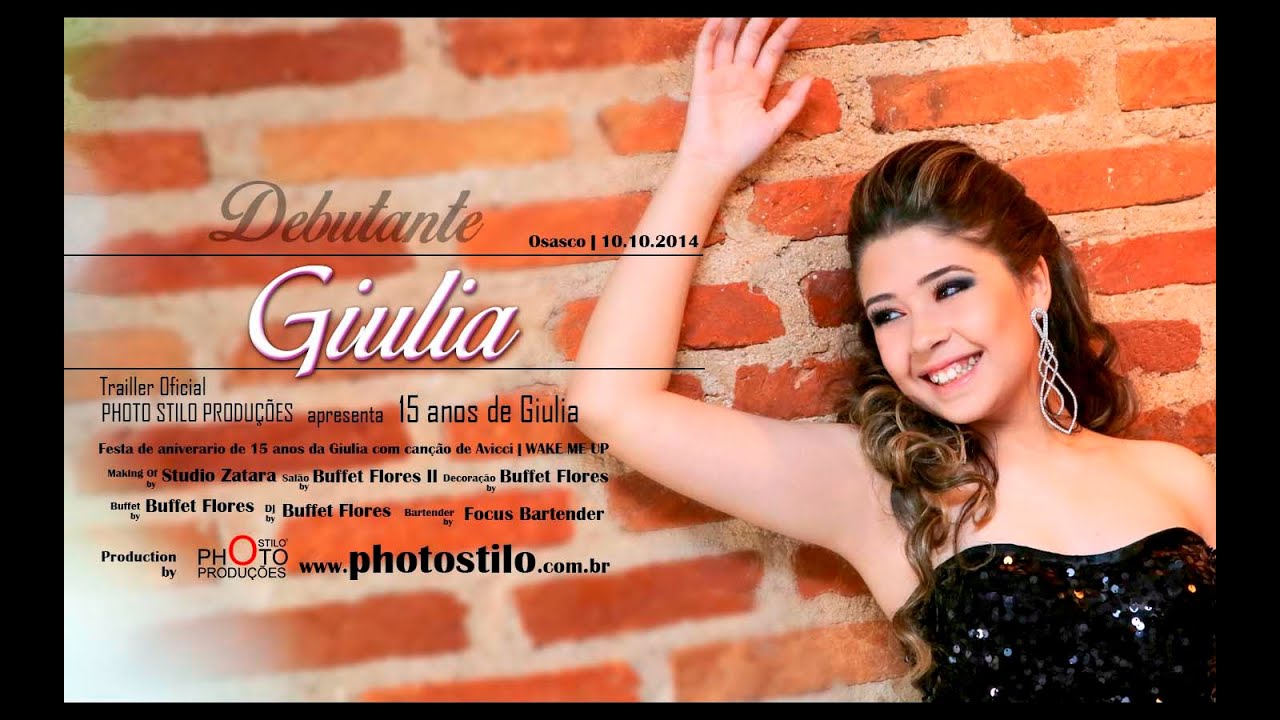 Debutante - Giulia - Photo Stilo - Flores ll - YouTube