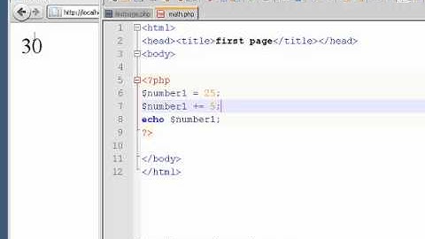 php tutorial in Tamil part - 04 Maths and Concatenation