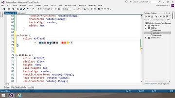 Visual Studio 2013 Web Editor Features - CSS