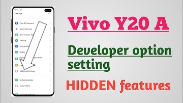 Vivo Y20a , How to use and Enable Developer option setting Hidden features How to use