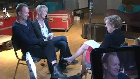 @katiecouric: Trudie Styler & Sting
