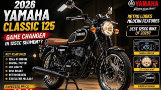 2026 Yamaha Classic 125cc  Retro King Is Back Mileage U0026 Price Shock