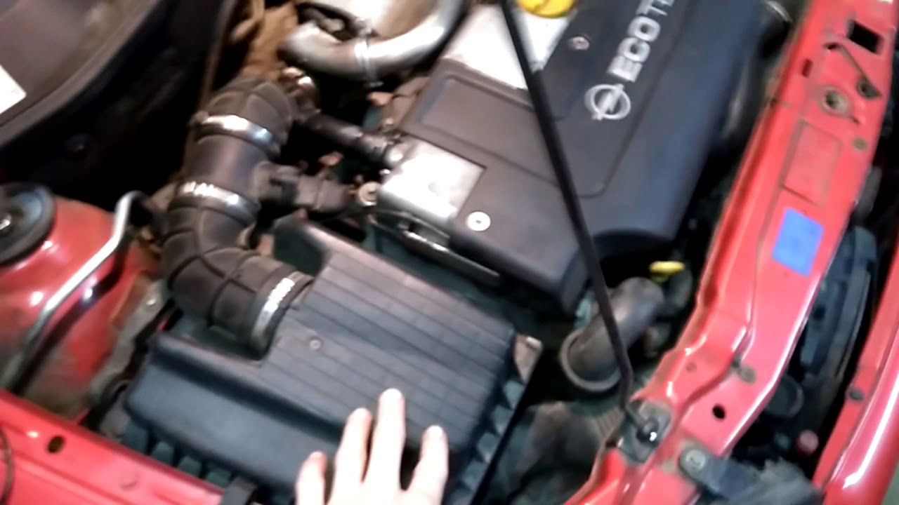 Опель астра горит чек - YouTube