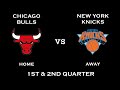 NBA 2K10 Gameplay Chicago Bulls Vs New York Knicks 1st 2nd Quarter 