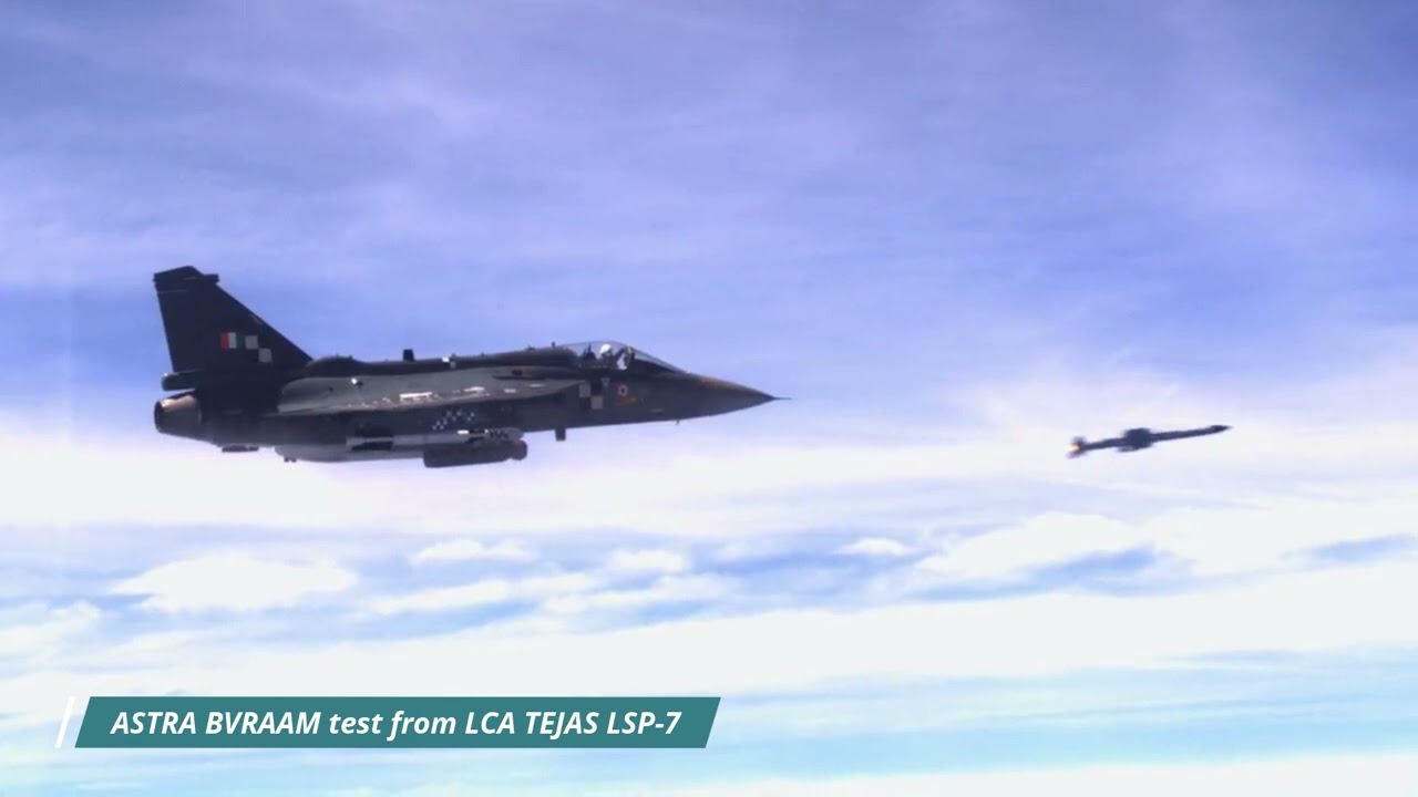 VIDEO: Tejas Test Firing Astra BVRAAM