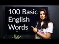 100 Basic English Words - Part 1 - Vocabulary