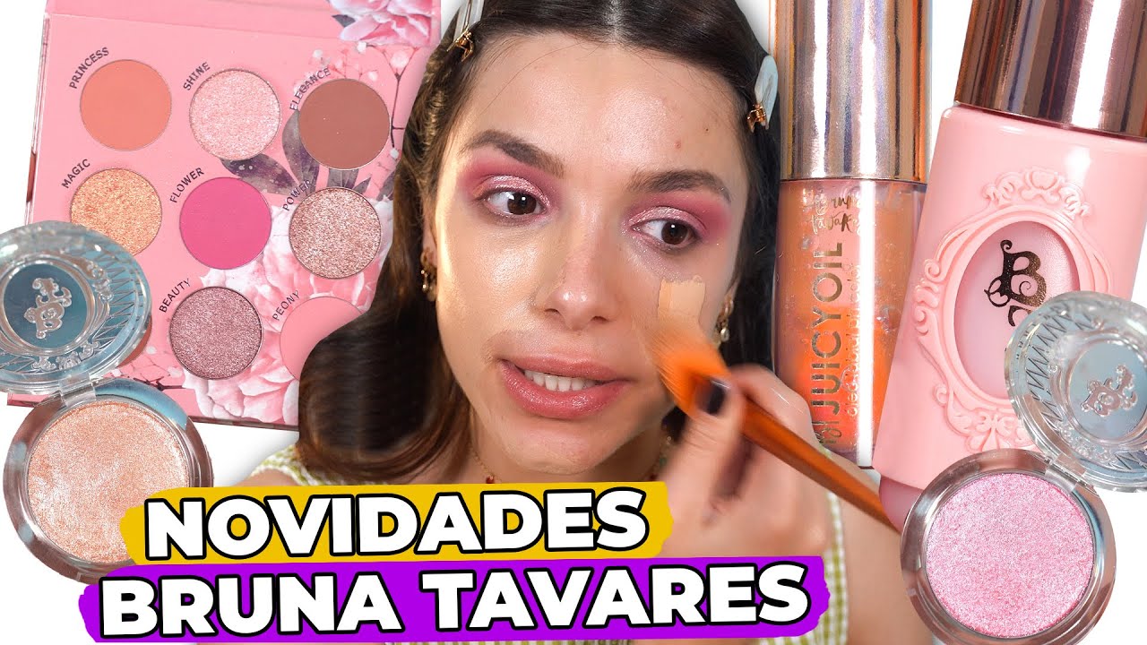 TESTEI TODOS OS LANÇAMENTOS DA BRU TAVARES! Paleta, BT Mallows