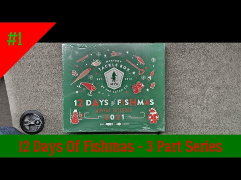 Mystery Tackle Box - 12 Days Of Fishmas Advent Calendar Unboxing - Part 1 