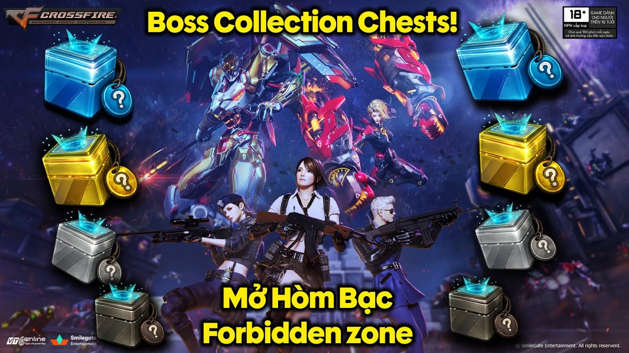 Đột Kích | Mở 100 Hòm Bạc | Map Forbidden Zone