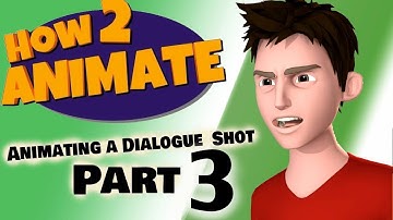 How to Animate a Dialogue Shot PART 3 | 3D Maya Animation Tutorial | HOW2ANIMATE