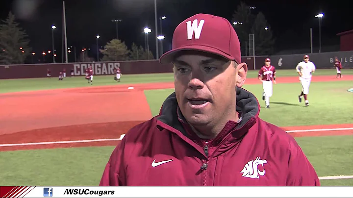 WSU Baseball: Donnie Marbut after Gonzaga game.  M...
