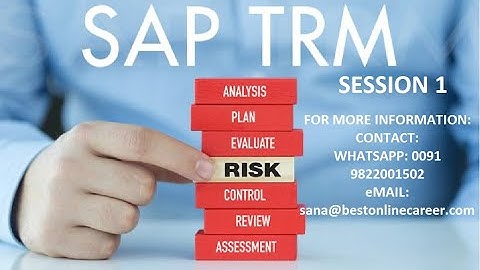 SAP TRM Session 1