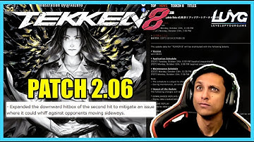 TEKKEN 8 is a 2D Game - PATCH 2.06 NOTES