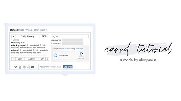 cute interactive carrd tutorial — © mulierosa