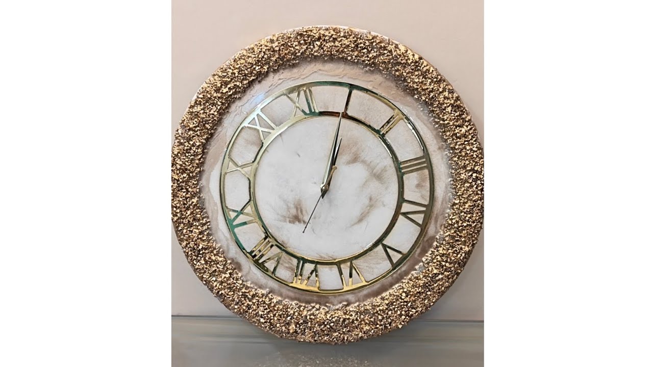 Resin clock making tutorial 🕐🕐🙌#video#YouTube video#viralvideo #resin#resinart