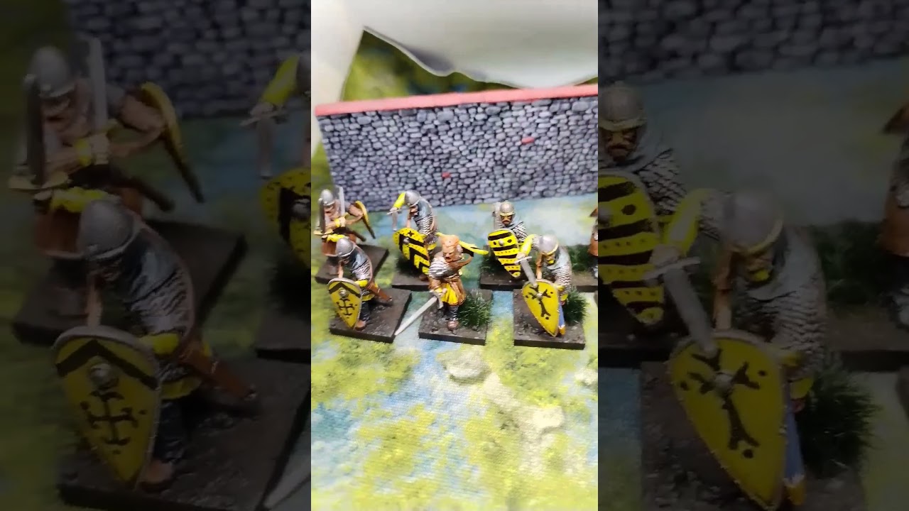 3D Printed 28mm flemish mercenaries for Saga 