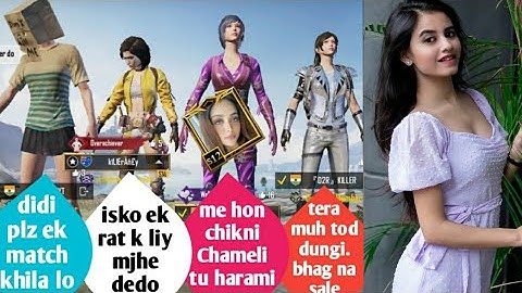 Random Toxic & hot girl call me noob.... 1v3 tdm challenge boom baam ....  Part 32