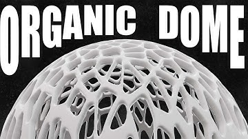 Easy Organic Dome in Blender with Geometry Nodes