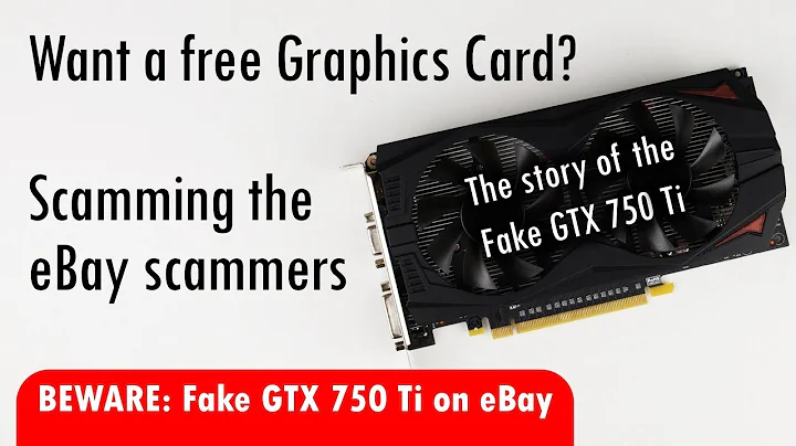 🔍 Attention aux contrefaçons de cartes graphiques GTX 750Ti sur eBay